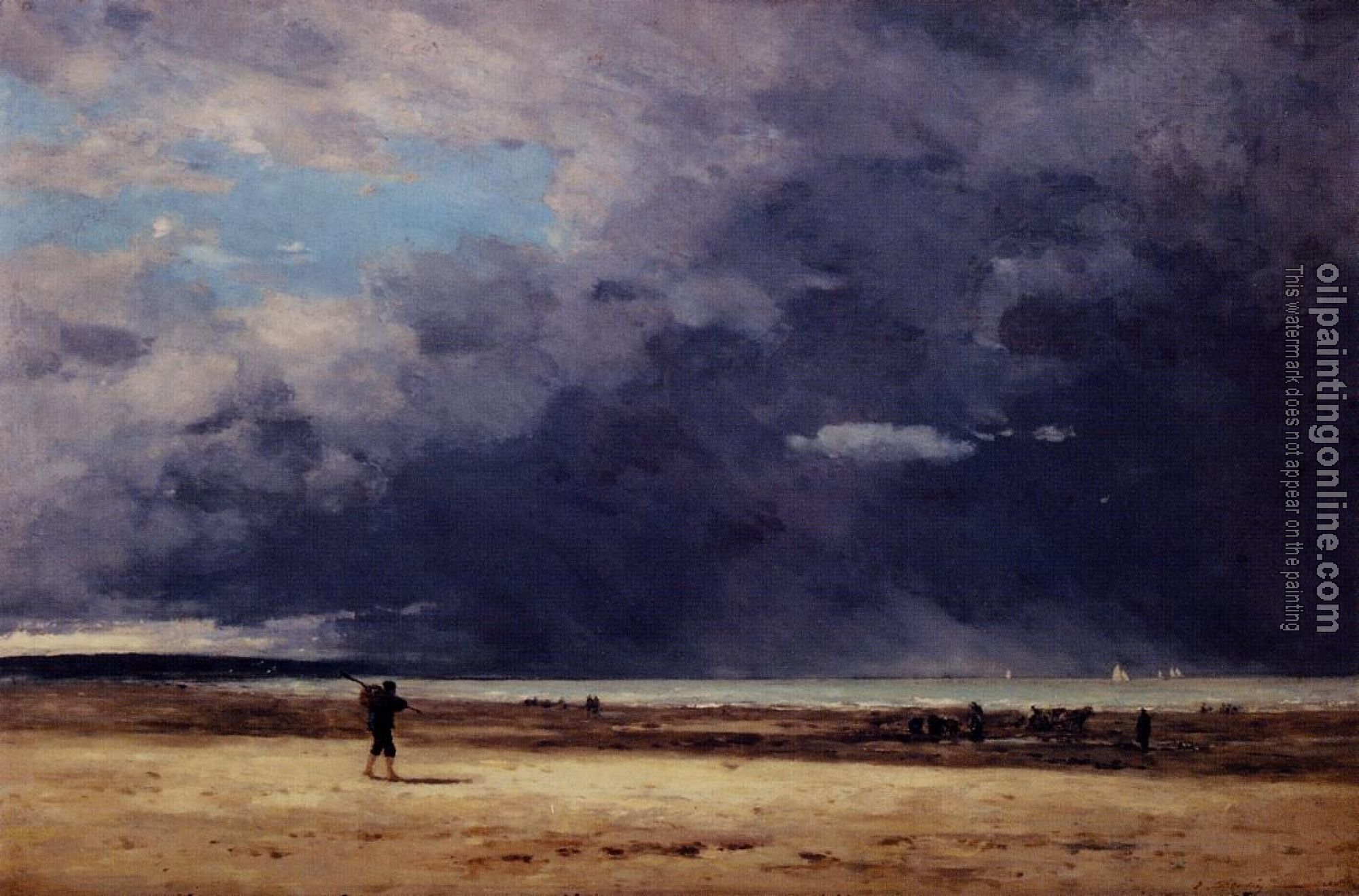 Boudin, Eugene - Deauville, Low Tide